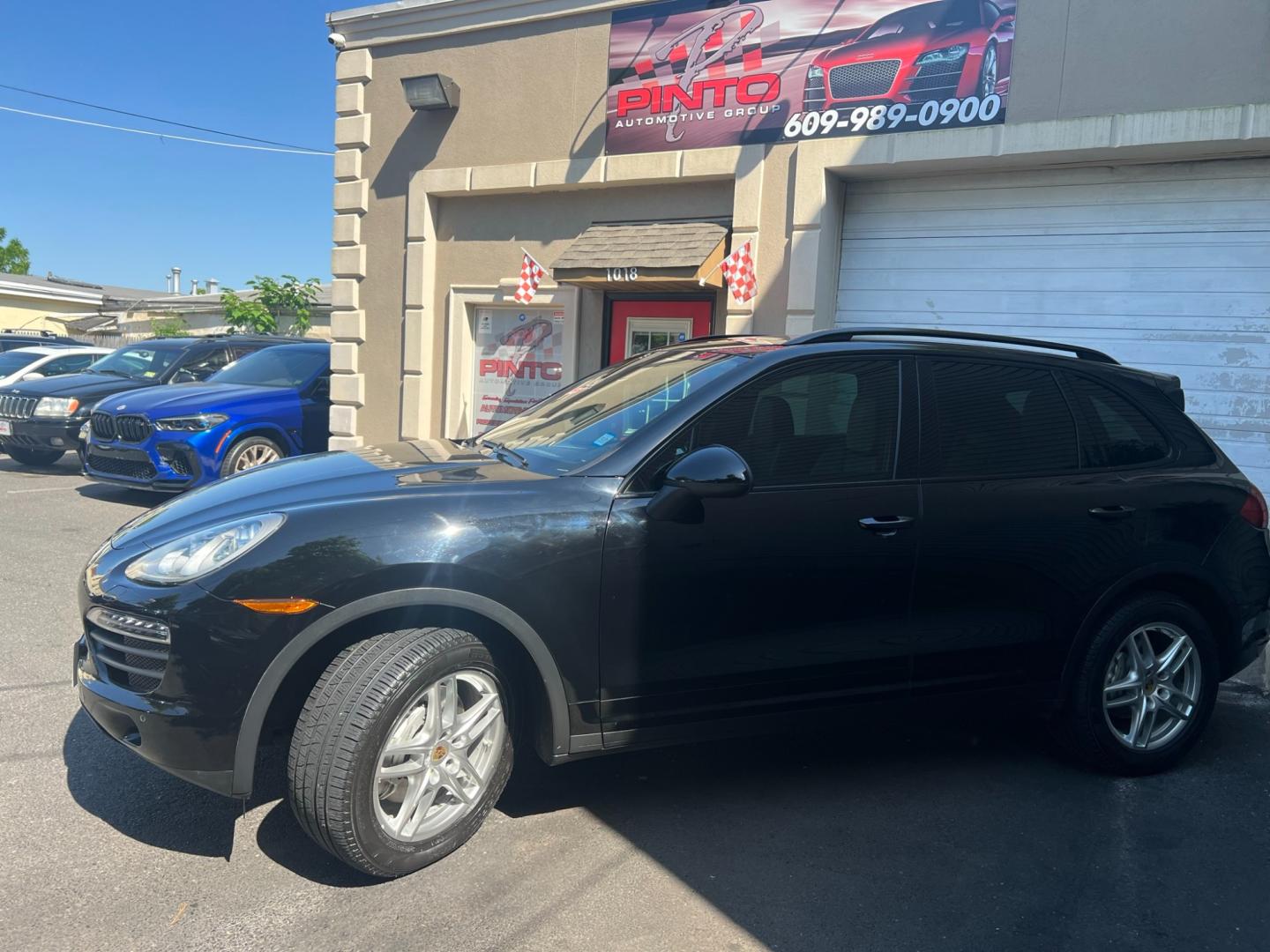 2014 BLACK /Black Leather Porsche Cayenne s (WP1AB2A20EL) with an 4.8L V8 DOHC 32V engine, 8 Speed Automatic transmission, located at 1018 Brunswick Ave, Trenton, NJ, 08638, (609) 989-0900, 40.240086, -74.748085 - This Porsche Cayenne is a super clean,well maintained black beauty! Always serviced and needs nothing. Please call Anthony to set up an appt. 609-273-5100 - Photo#7